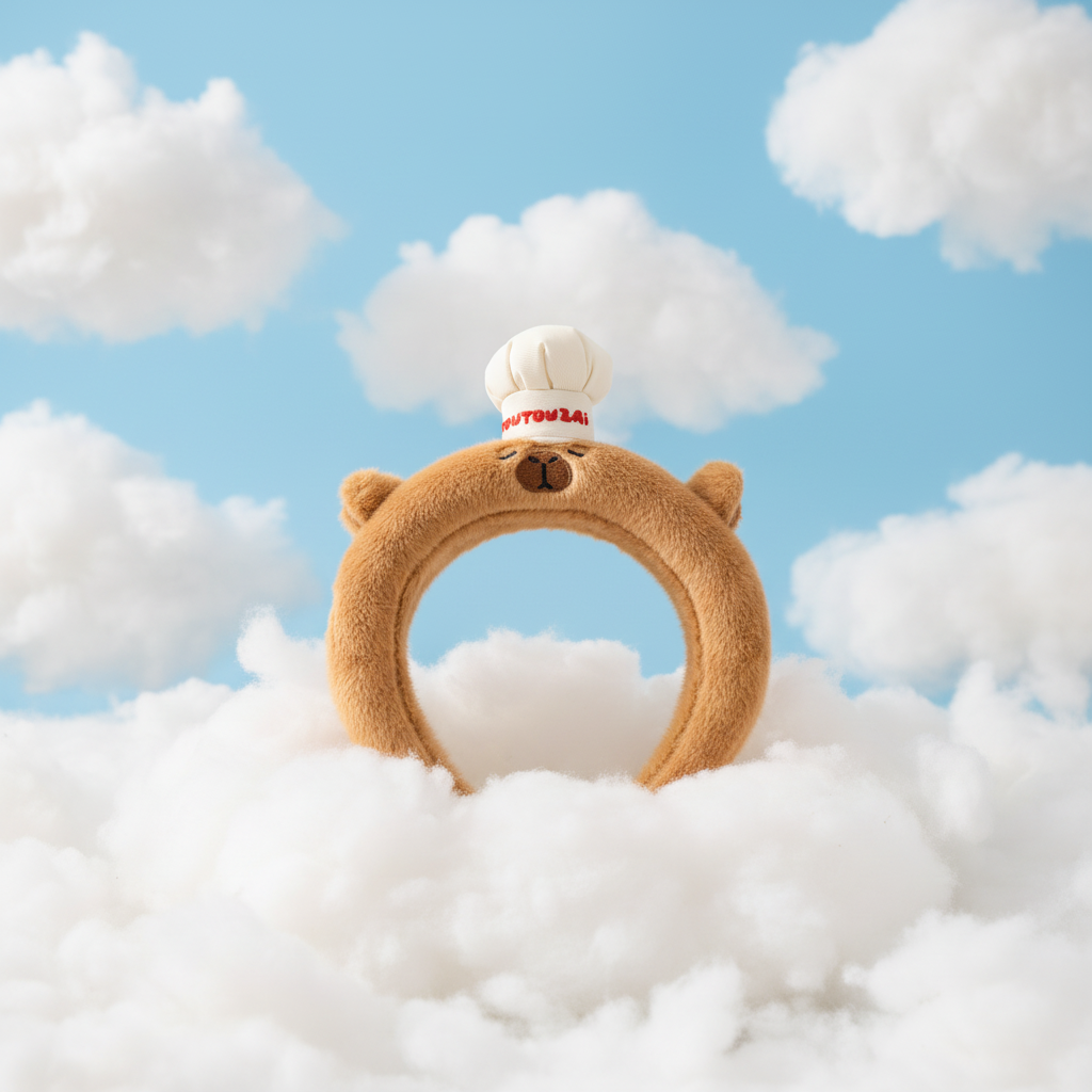 Plush Bear Chef Headband