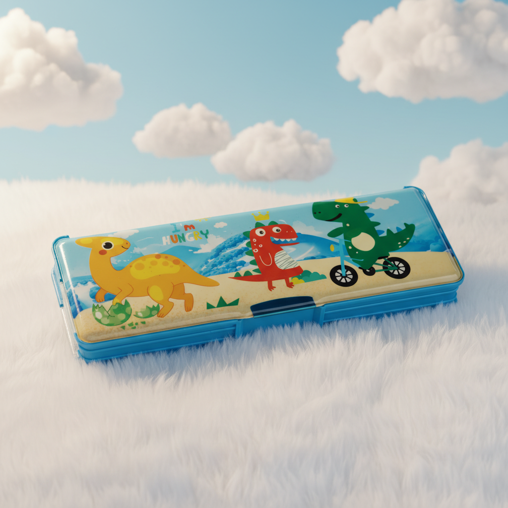 Cosmic Adventure Rocket Lock Pencil Box