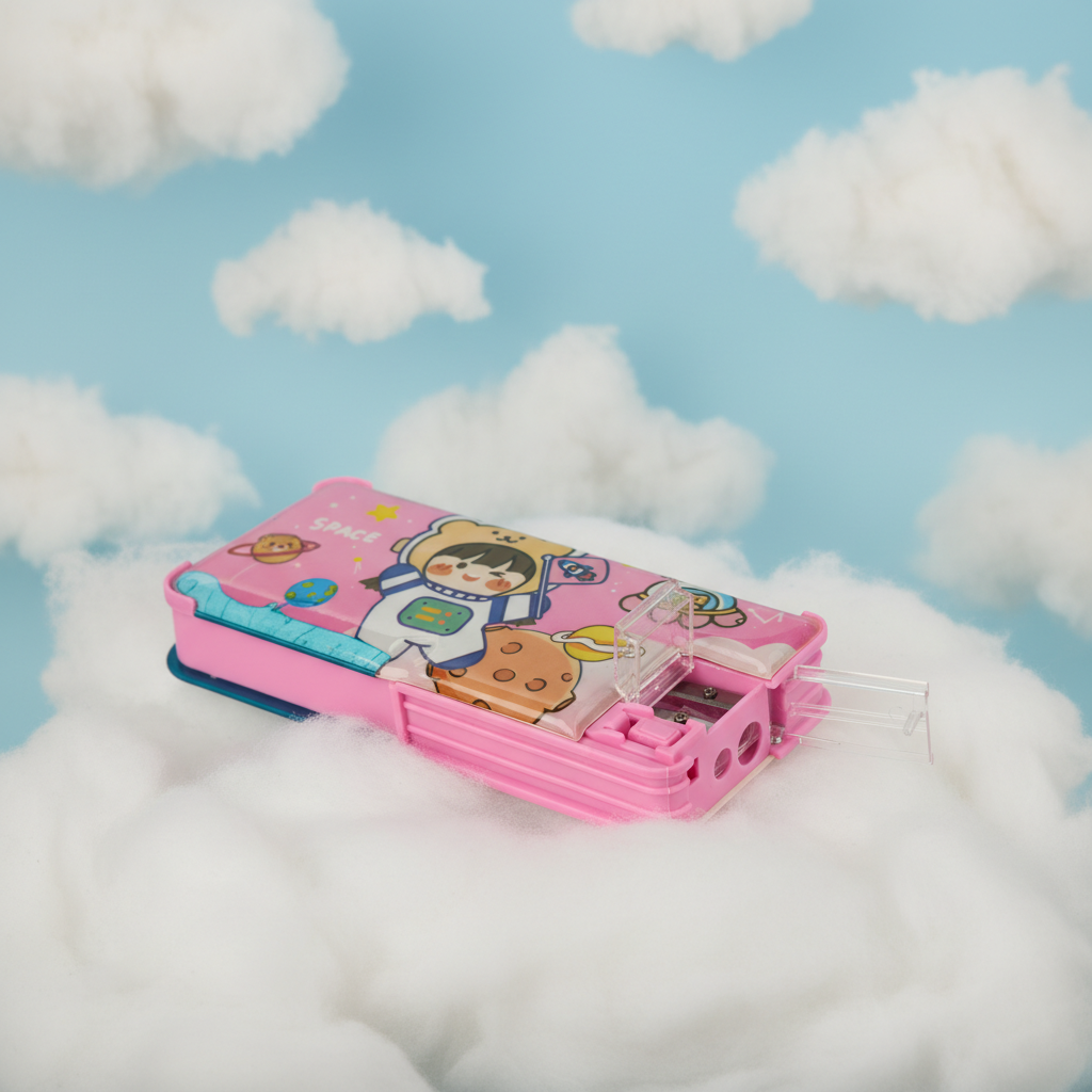 Cosmic Adventure Rocket Lock Pencil Box