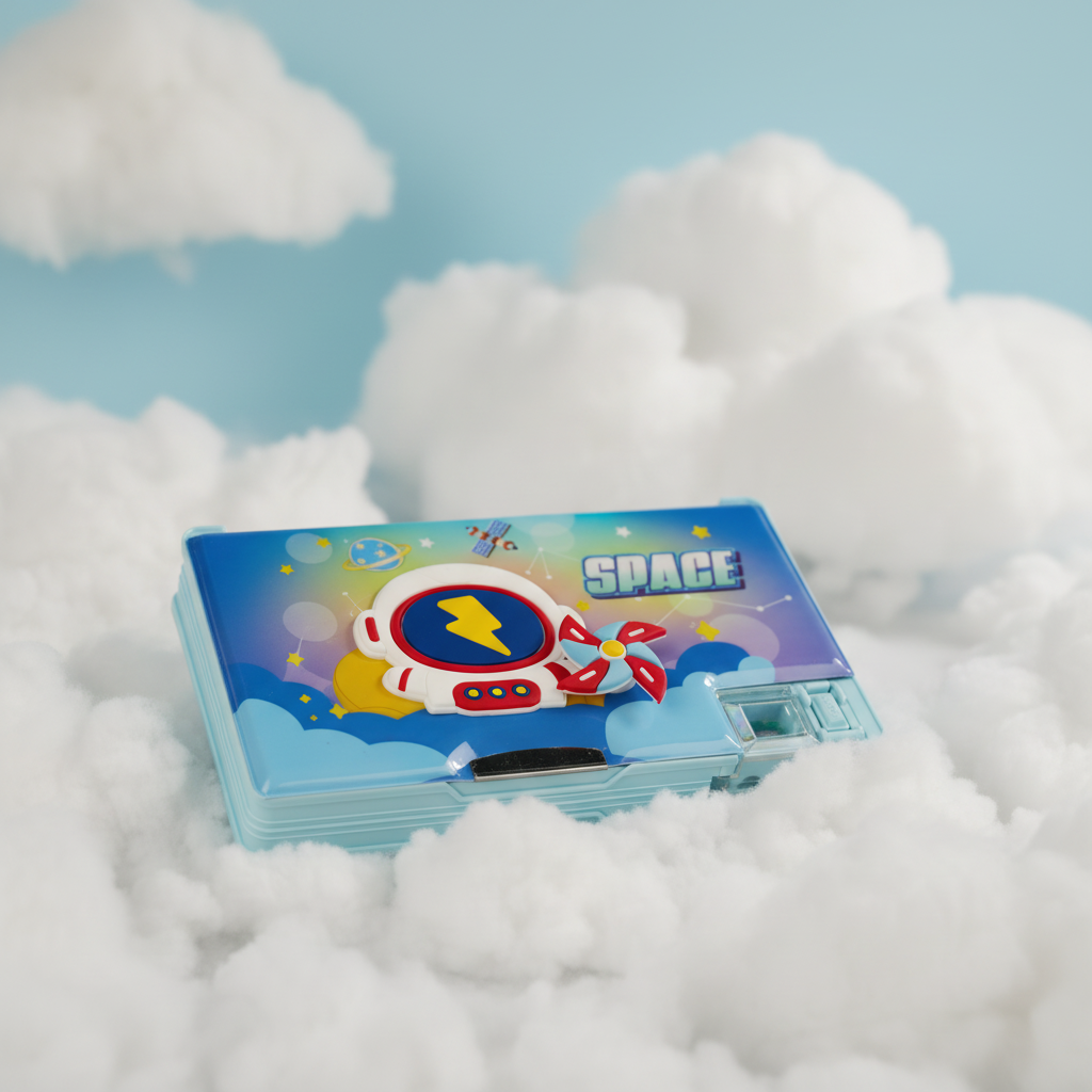 Nice Day Penguin Lock Pencil Box