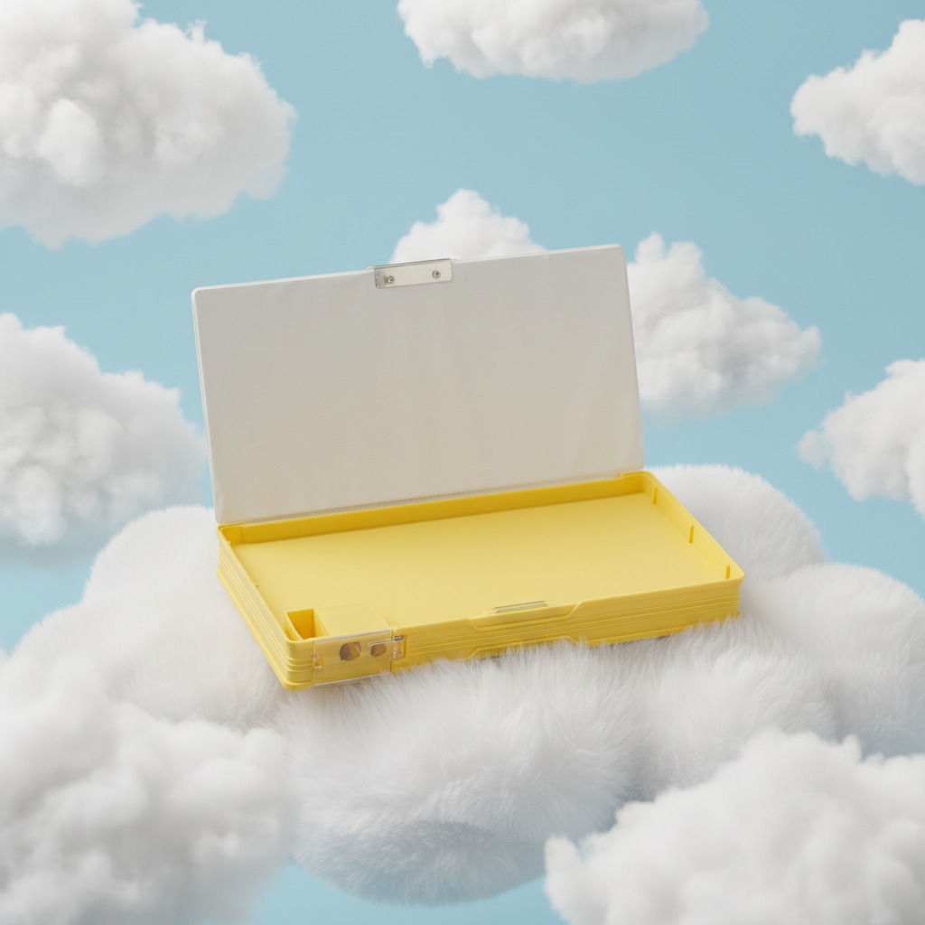 Nice Day Penguin Lock Pencil Box