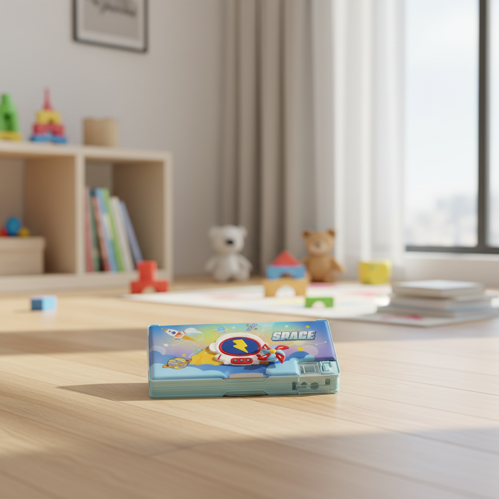 Nice Day Penguin Lock Pencil Box