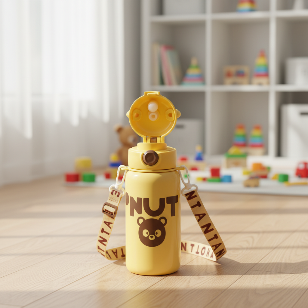 Cotton Candy Bear Sipper Bottle