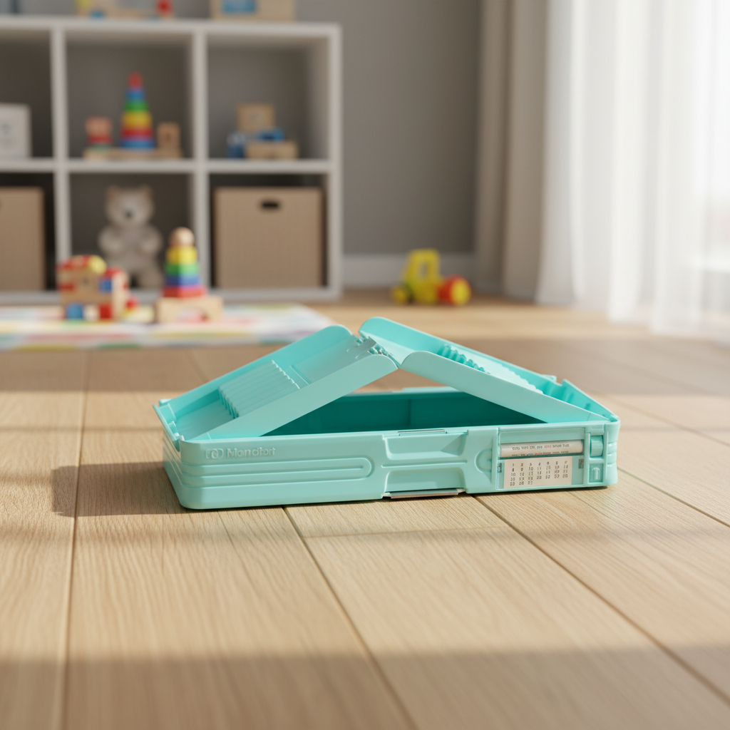 Smiley Dino Garden Lock Pencil Box