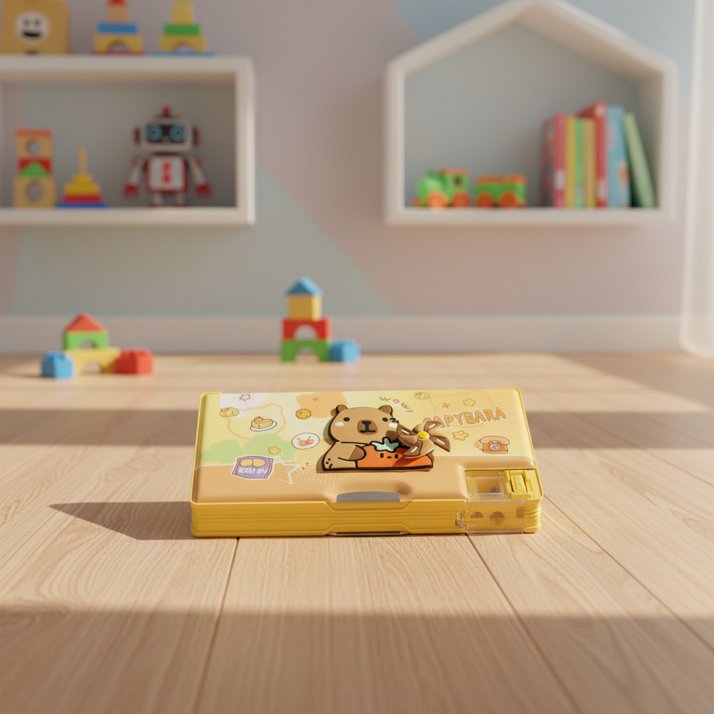 Nice Day Penguin Lock Pencil Box