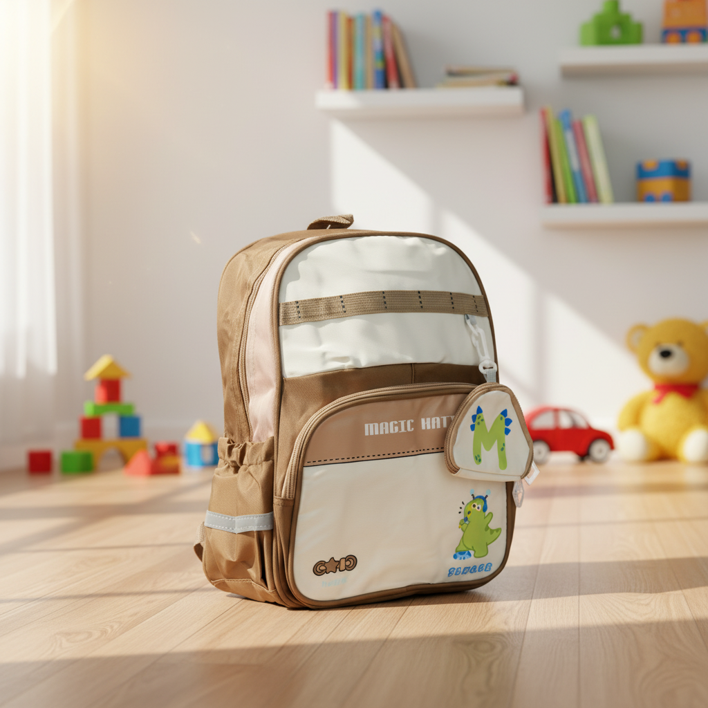 Brown Dino Singer Explorer Backpack