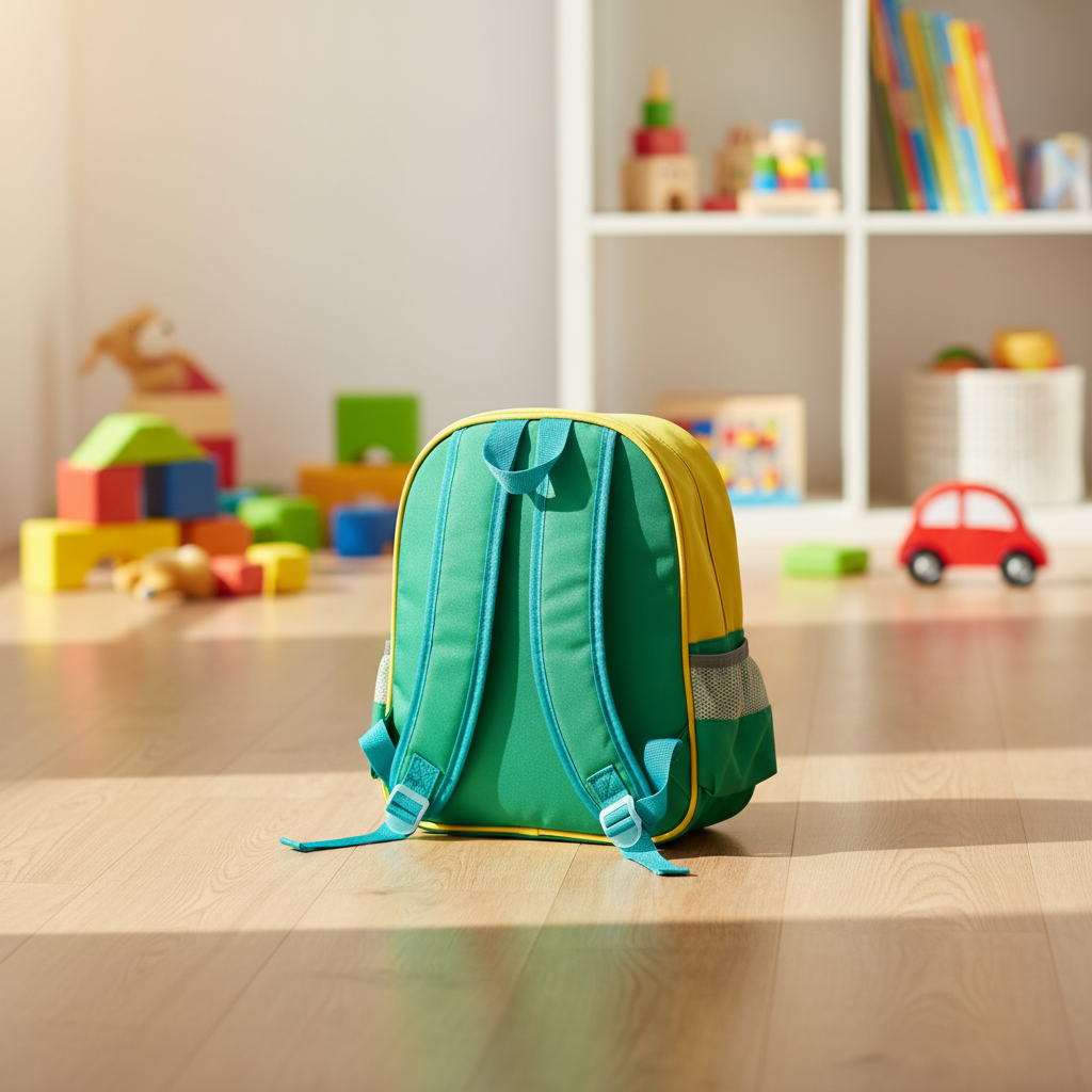 Green Candy Bear Toddler Backpack