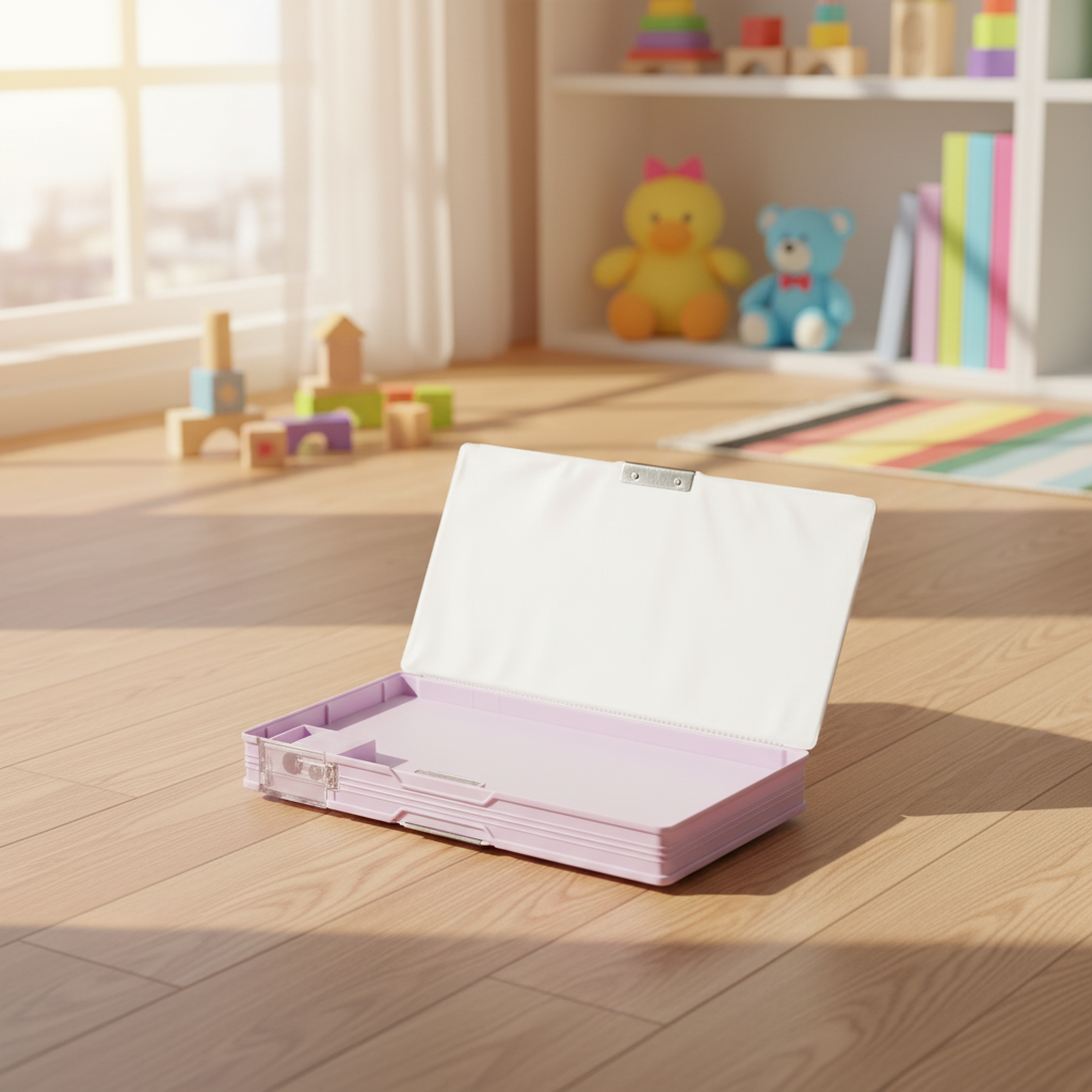 Nice Day Penguin Lock Pencil Box