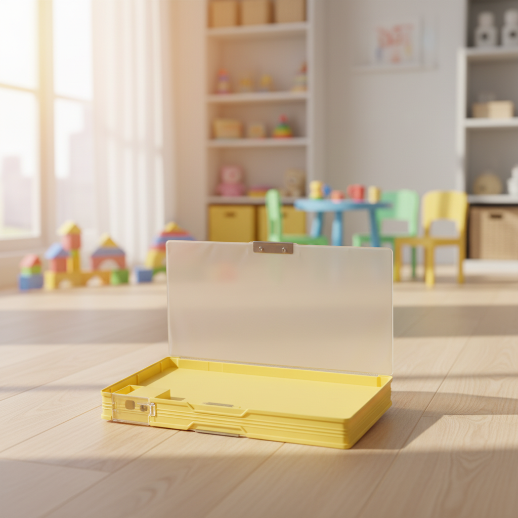 Nice Day Penguin Lock Pencil Box