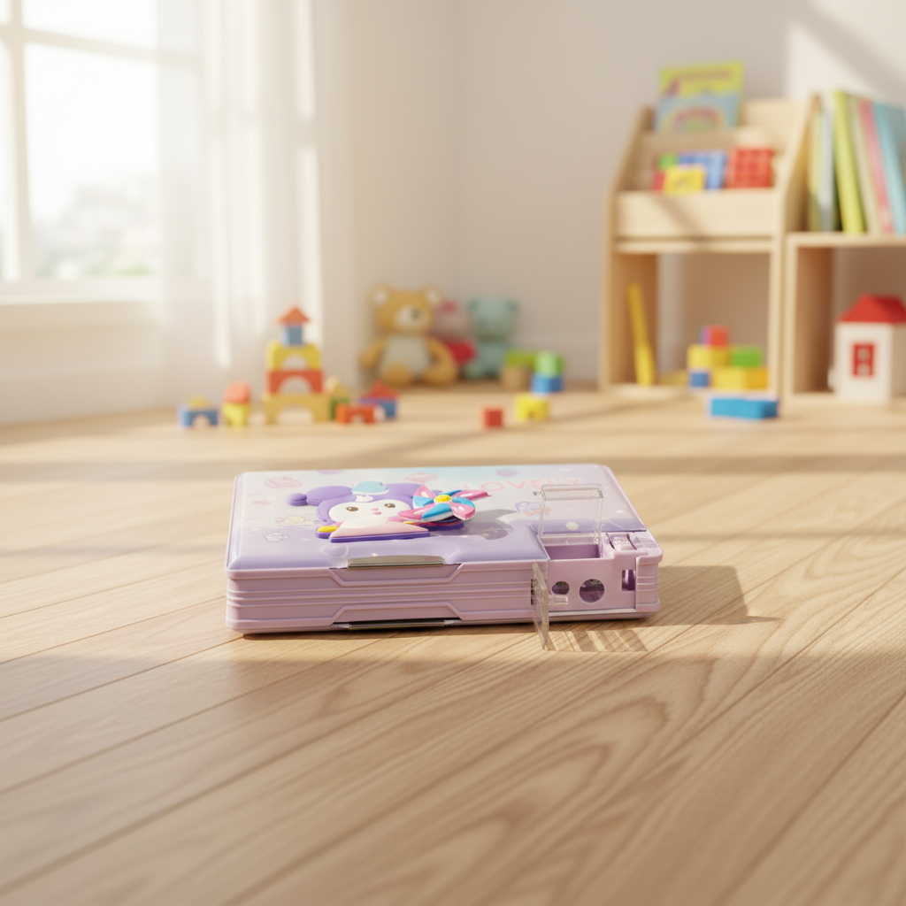 Nice Day Penguin Lock Pencil Box