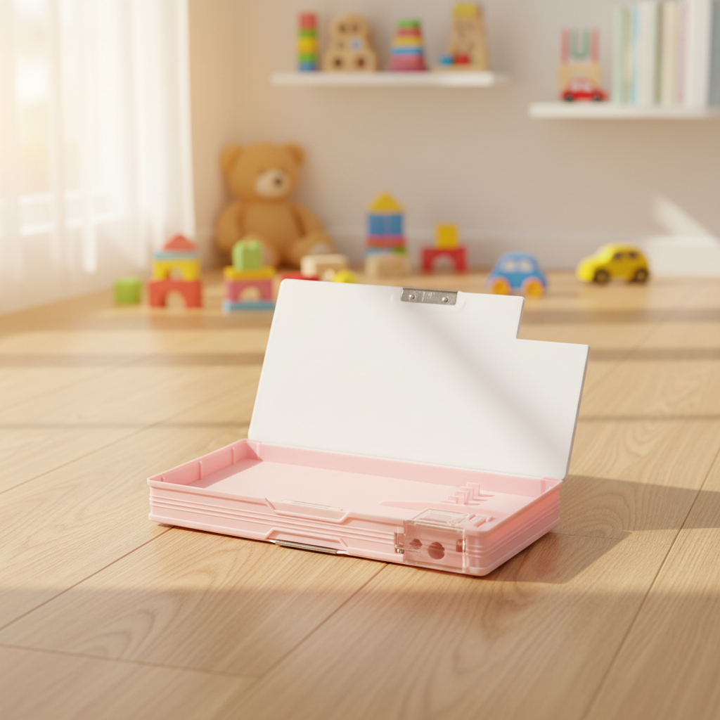 Nice Day Penguin Lock Pencil Box