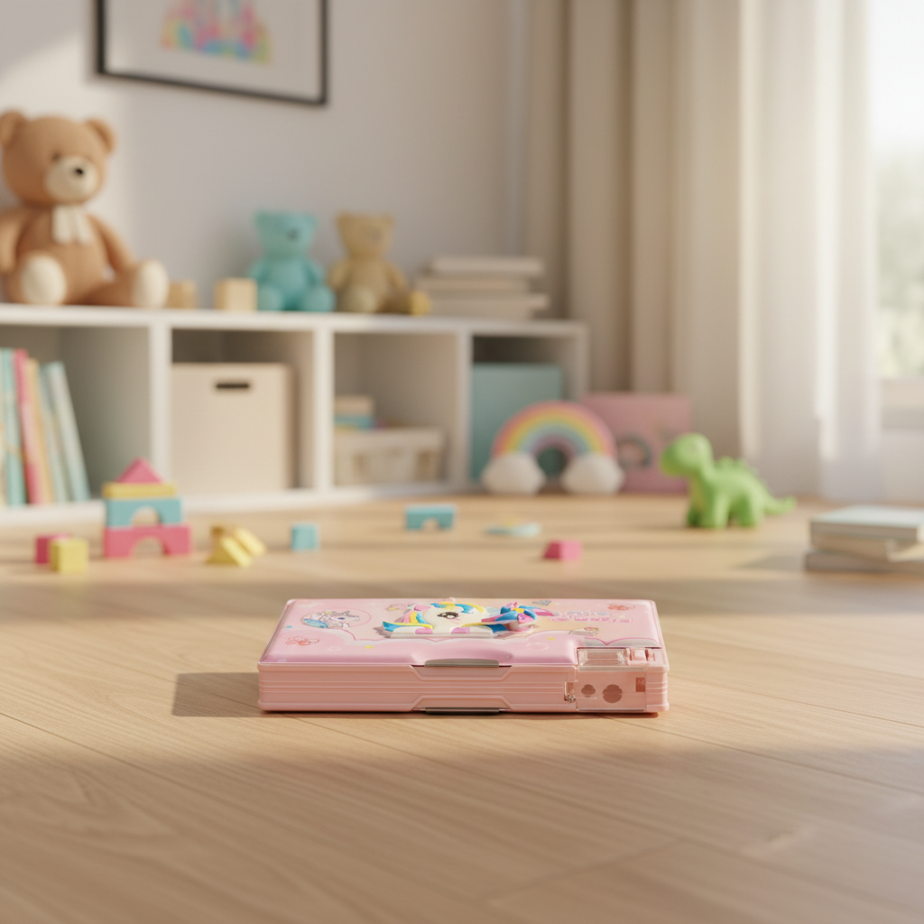 Nice Day Penguin Lock Pencil Box