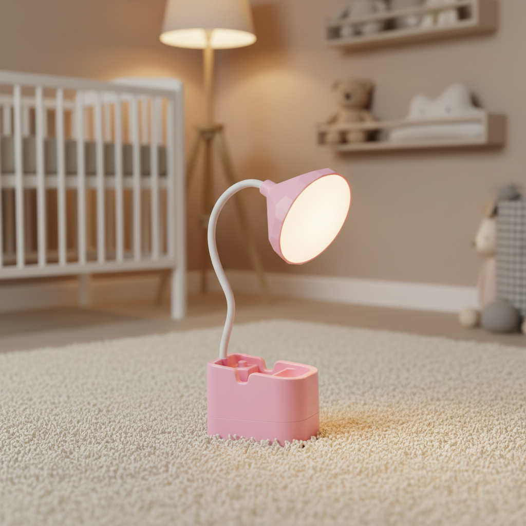 Mini Desk Organizer Lamp