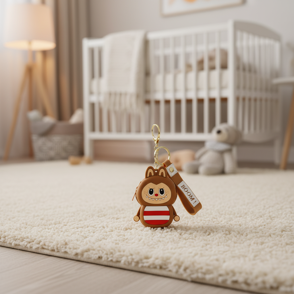 Labubu Character Silicone Coin Pouch