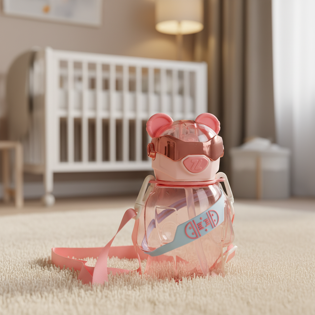 Robo Skater Bear Bottle – Cosmic Blue