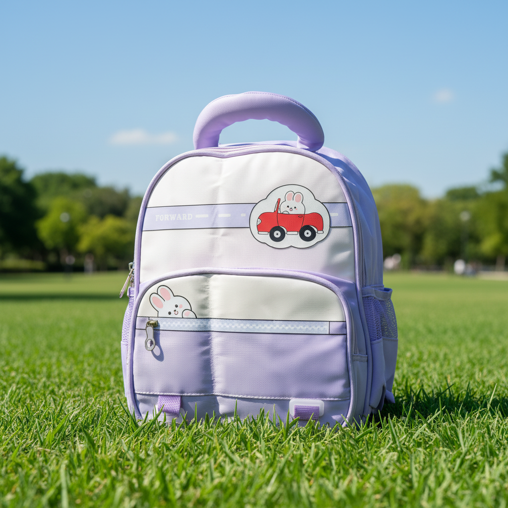 Forest Green Car Explorer Toddler Backpack