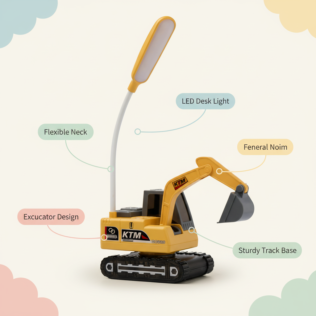 Excavator Study LED Lamp