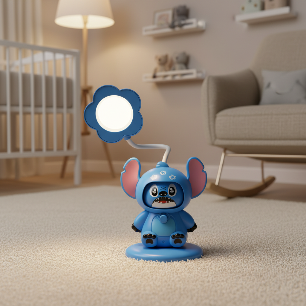 Flower-Top Character LED Lamp