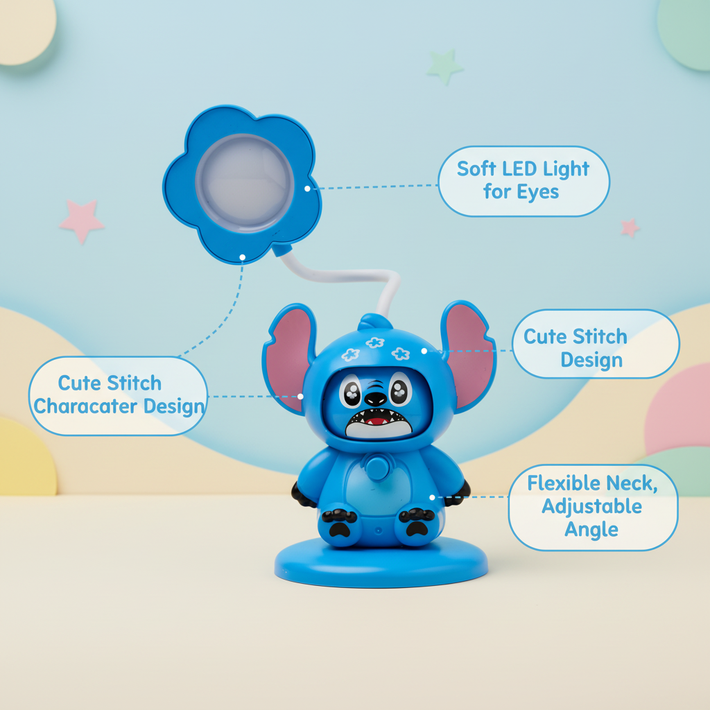 Flower-Top Character LED Lamp